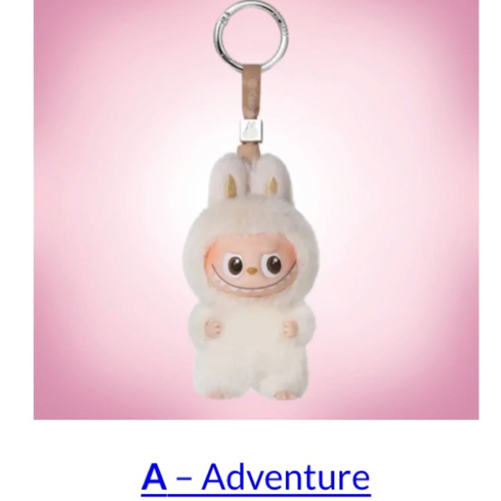 Labubu A Pin for Love plush pendant New drop August 28th V4 series